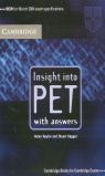 INSIGHT INTO PET ST (WITH ANSWERS)