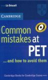 COMMON MISTAKES AT PET