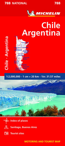 MAPA NATIONAL CHILE - ARGENTINA