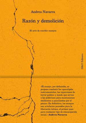 RAZÓN Y DEMOLICIÓN