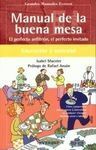 MANUAL DE LA BUENA MESA