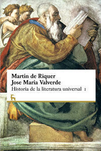 HISTORIA DE LA LITERATURA UNIVERSAL VOL. 1