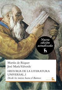 HISTORIA DE LA LITERATURA UNIVERSAL I. DESDE LOS INICIOS HASTA EL BARROCO