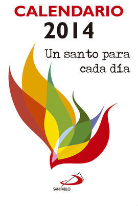 CALENDARIO 2014 - UN SANTO PARA CADA DÍA - SOPORTE ATRIL