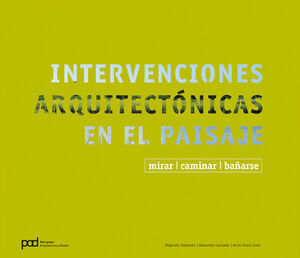 IINTERVENCIONES ARQUITECTÓNICAS EN EL PAISAJE