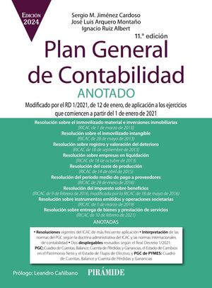 PLAN GENERAL DE CONTABILIDAD ANOTADO 2024