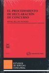 EL PROCEDIMIENTO DE DECLARACIÓN DE CONCURSO