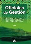 TEST OFICIALES DE GESTIÓN DEL PARLAMENTO DE ANDALUCÍA