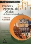 TEMARIO GENERAL PEONES Y PERSONAL DE OFICIOS CORPORACIONES LOCALES