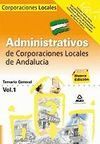 TEMARIO VOL. 1 ADMINISTRATIVOS DE CORPORACIONES LOCALES DE ANDALUCÍA 2008