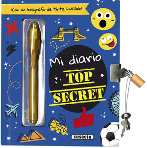 MI DIARIO TOP SECRET (AZUL)