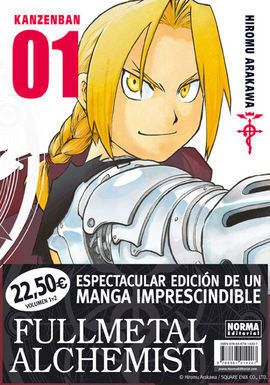 PACK ESPECIAL FULLMETAL ALCHEMIST KANZENBAN VOLS. 1 Y 2