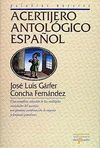 ACERTIJERO ANTOLÓGICO ESPAÑOL