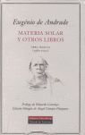 MATERIA SOLAR Y OTROS LIBROS