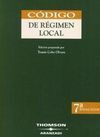 CÓDIGO DE RÉGIMEN LOCAL 2008