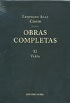 OBRAS COMPLETAS VOL. XI