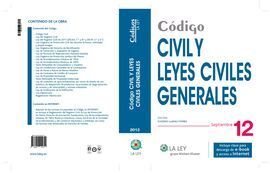 CODIGO CIVIL Y LEYES CIVILES GENERALES 2012