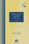 ÚLTIMA POESÍA ESPAÑOLA (1990-2005)