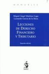 LECCIONES DE DERECHO FINANCIERO Y TRIBUTARO