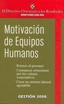 MOTIVACIÓN DE EQUIPOS HUMANOS