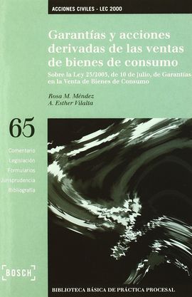 GARANTÍAS Y ACCIONES DERIVADAS DE LAS VENTAS DE BIENES DE CONSUMO + DISQUETTE