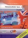 TEMARIO VOL. I INGLÉS