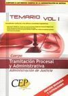 TEMARIO. CUERPO DE TRAMITACIÓN PROCESAL Y ADMINISTRATIVA