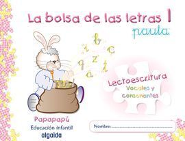 PAPAPAPÚ, LA BOLSA DE LAS LETRAS 1, EDUCACIÓN INFANTIL, 5 AÑOS.  CUADERNO DE LEC