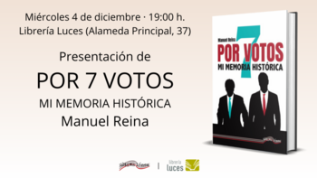 Presentación de 'Por 7 votos', de Manuel Reina